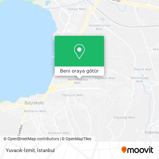Yuvacık-İzmit harita