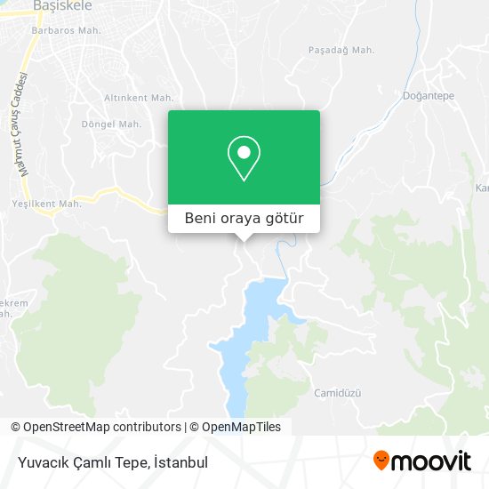 Yuvacık Çamlı Tepe harita