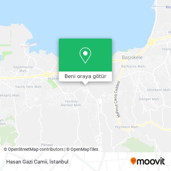 Hasan Gazi Camii harita