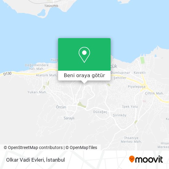 Olkar Vadi Evleri harita