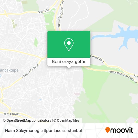 Naim Süleymanoğlu Spor Lisesi harita