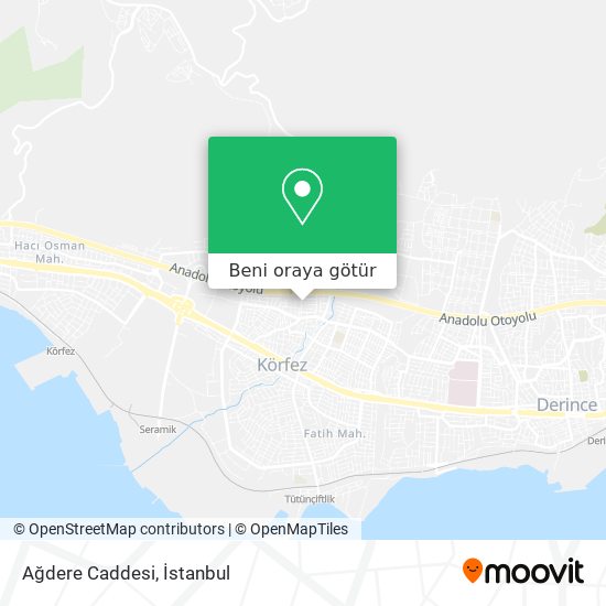 Ağdere Caddesi harita