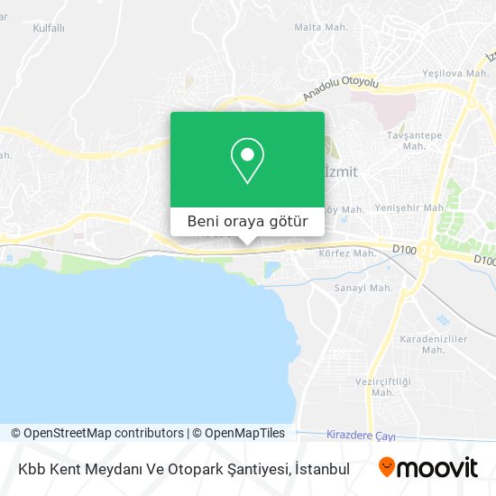 Kbb Kent Meydanı Ve Otopark Şantiyesi harita