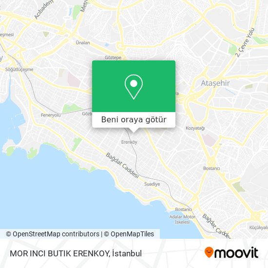 MOR INCI BUTIK ERENKOY harita