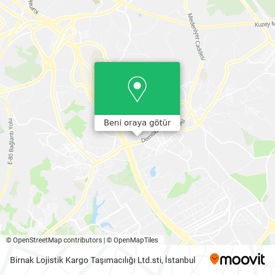 Birnak Lojistik Kargo Taşımacılığı Ltd.sti harita