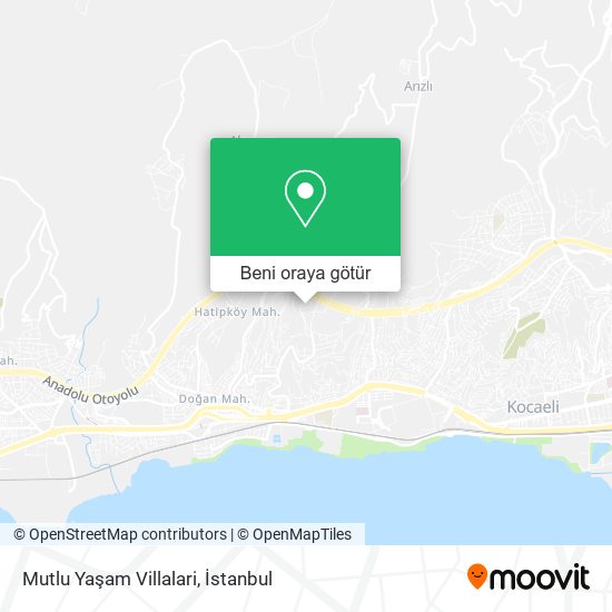 Mutlu Yaşam Villalari harita