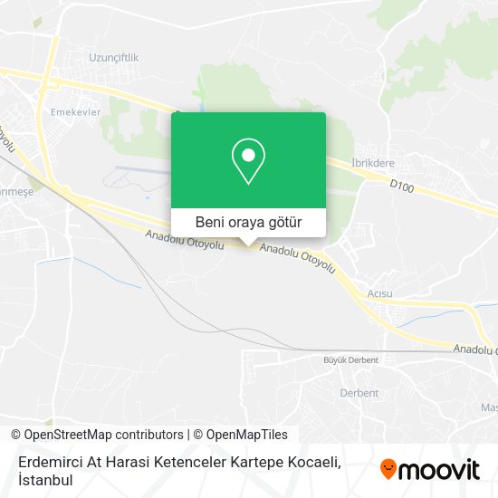 Erdemirci At Harasi Ketenceler Kartepe Kocaeli harita