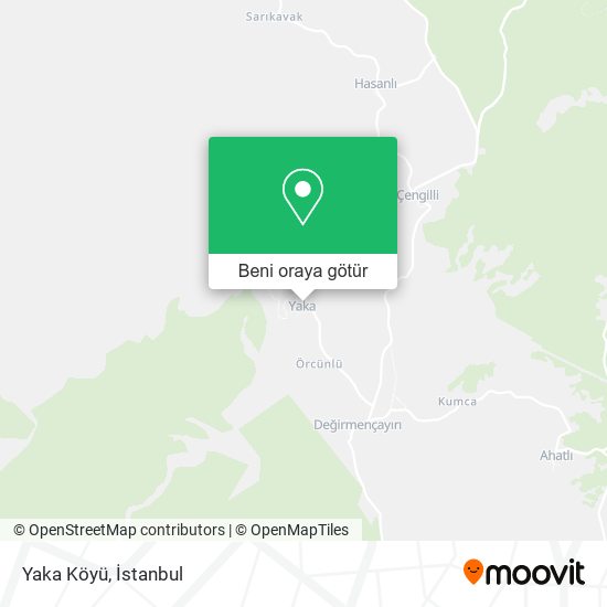 Yaka Köyü harita
