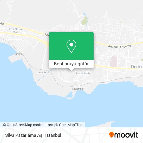Silva Pazarlama Aş. harita