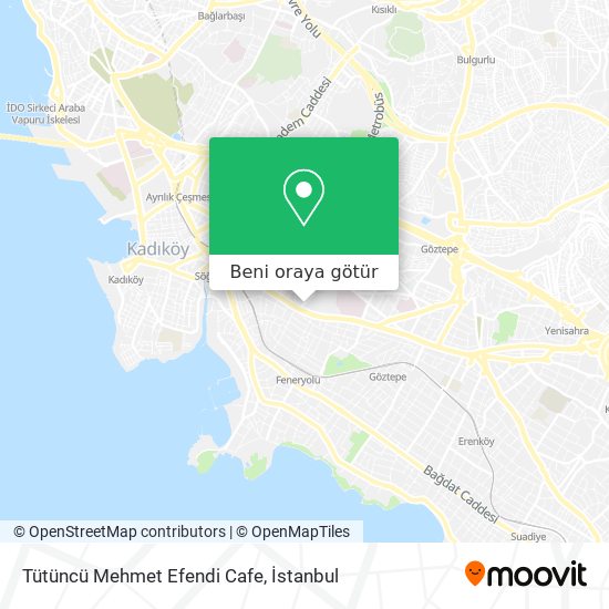 Tütüncü Mehmet Efendi Cafe harita