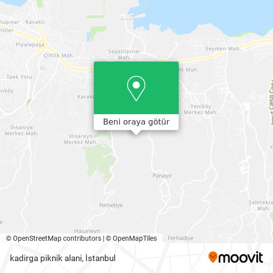 kadirga piknik alani harita