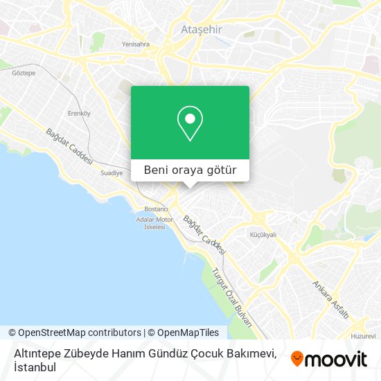 Altıntepe Zübeyde Hanım  Gündüz  Çocuk Bakımevi harita