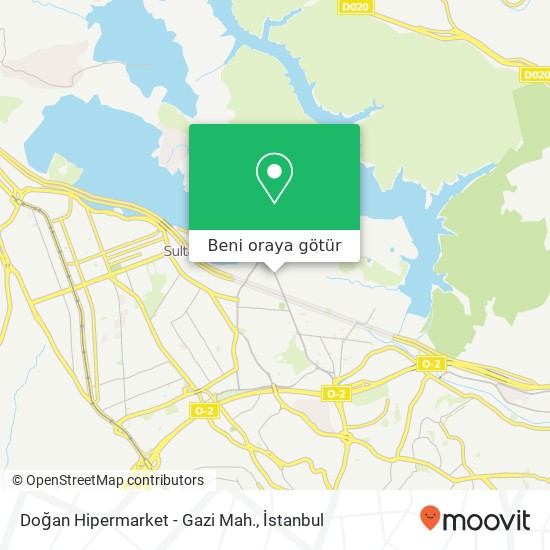 Doğan Hipermarket - Gazi Mah. harita