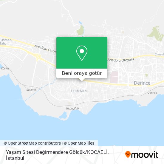 Yaşam Sitesi Değirmendere Gölcük / KOCAELİ harita