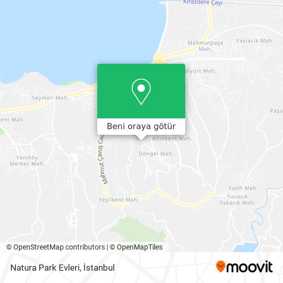 Natura Park Evleri harita