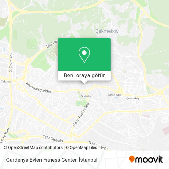 Gardenya Evleri Fitness Center harita