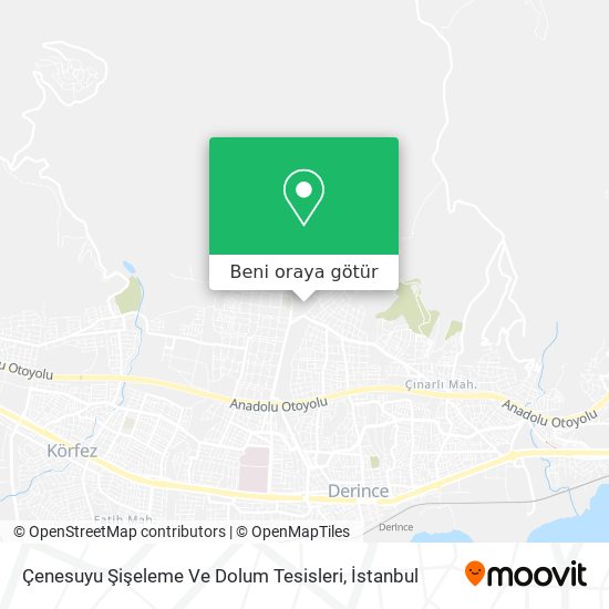 Çenesuyu Şişeleme Ve Dolum Tesisleri harita