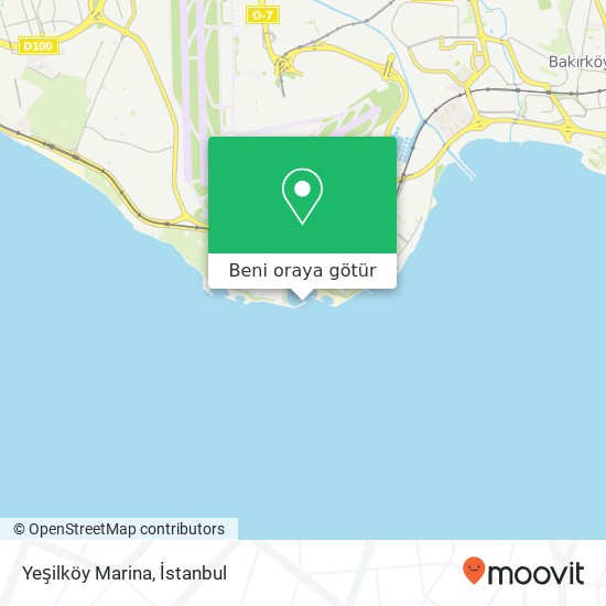 Yeşilköy Marina harita