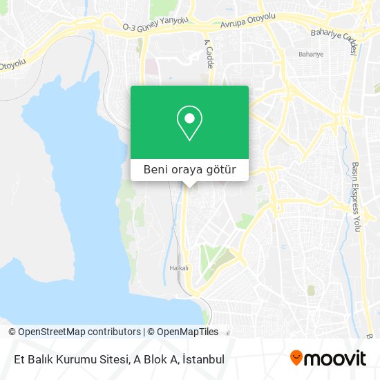 Et Balık Kurumu Sitesi, A Blok A harita