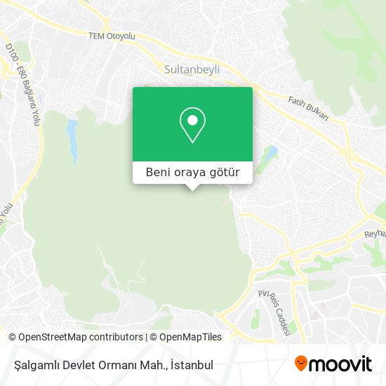 Şalgamlı Devlet Ormanı Mah. harita