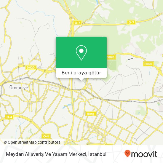 Meydan Alışveriş Ve Yaşam Merkezi harita