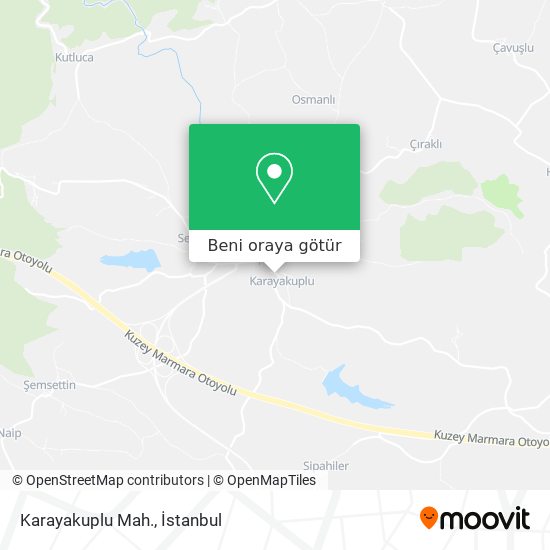 Karayakuplu Mah. harita