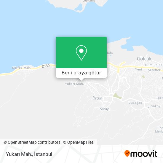 Yukarı Mah. harita