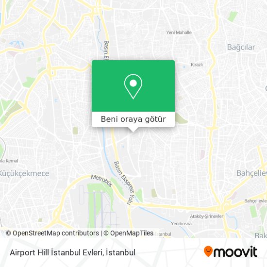 Airport Hill İstanbul Evleri harita