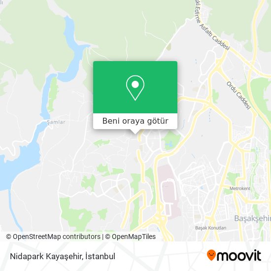 Nidapark Kayaşehir harita