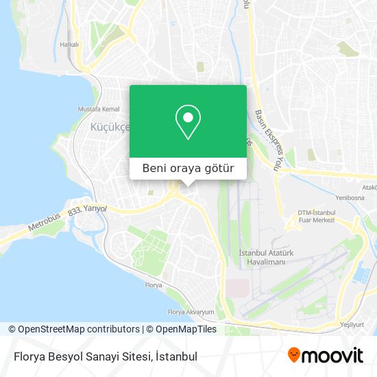 Florya Besyol Sanayi Sitesi harita