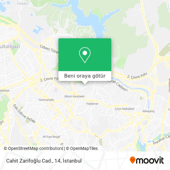 Cahit Zarifoğlu Cad., 14 harita