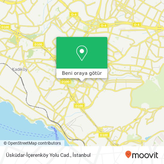 Üsküdar-İçerenköy Yolu Cad. harita