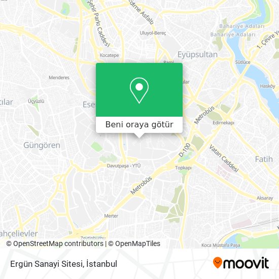 Ergün Sanayi Sitesi harita