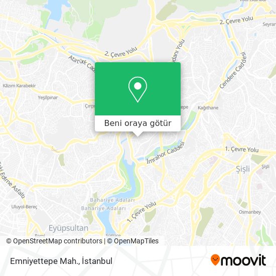 Emniyettepe Mah. harita