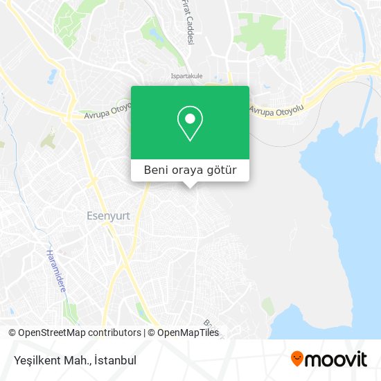 Yeşilkent Mah. harita
