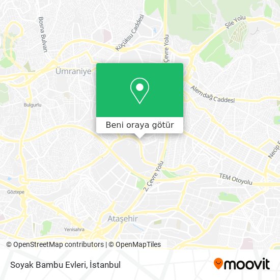 Soyak Bambu Evleri harita