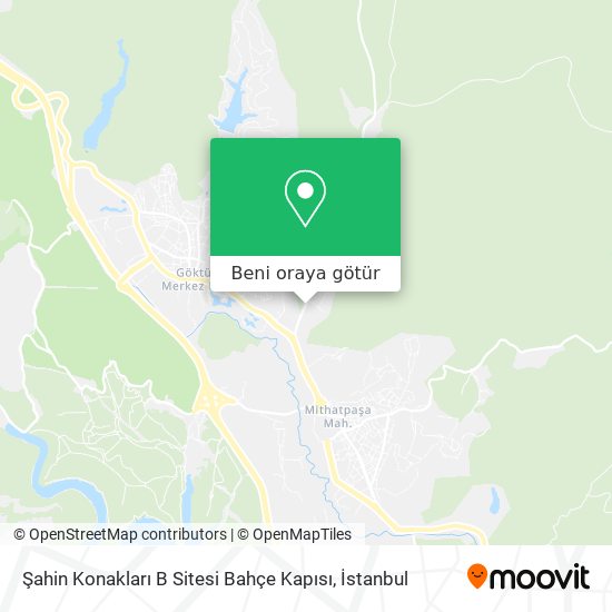 Şahin Konakları B Sitesi Bahçe Kapısı harita