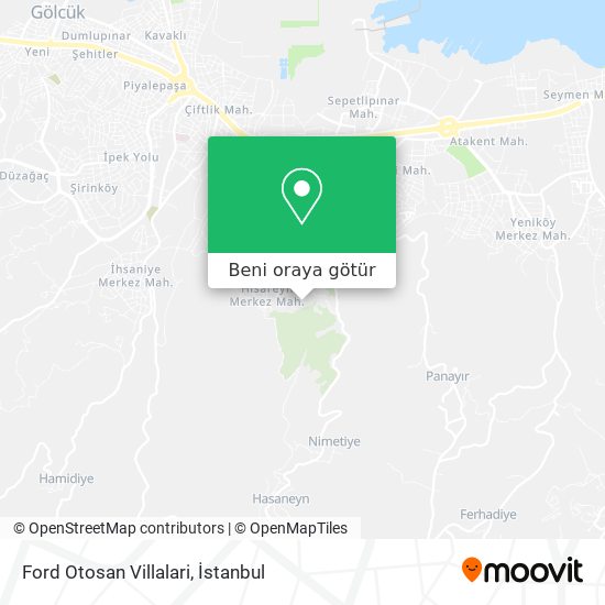 Ford Otosan Villalari harita