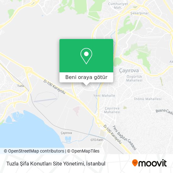 Tuzla Şifa Konutları Site Yönetimi harita