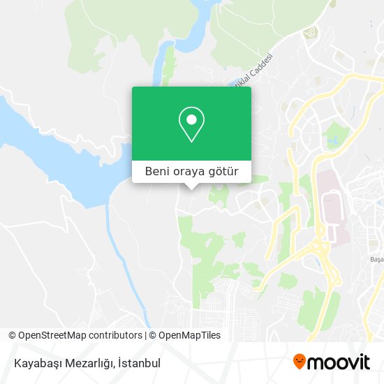 Kayabaşı Mezarlığı harita