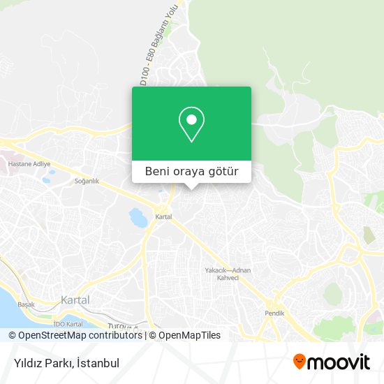 Yıldız Parkı harita