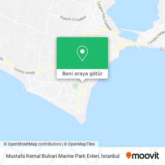 Mustafa Kemal Bulvari Marine Park Evleri harita