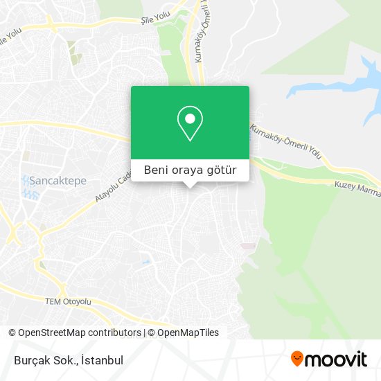 Burçak Sok. harita