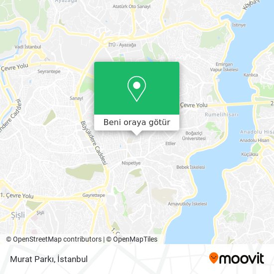 Murat Parkı harita