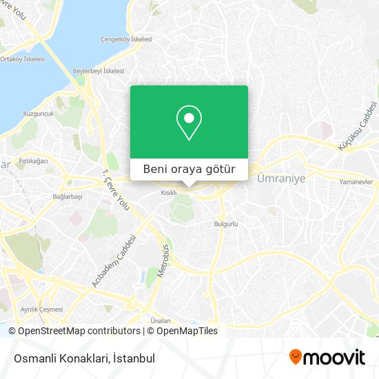 Osmanli Konaklari harita