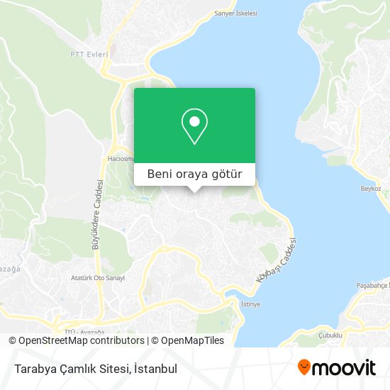 Tarabya Çamlık Sitesi harita
