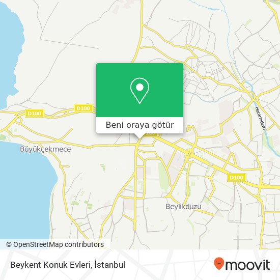 Beykent Konuk Evleri harita
