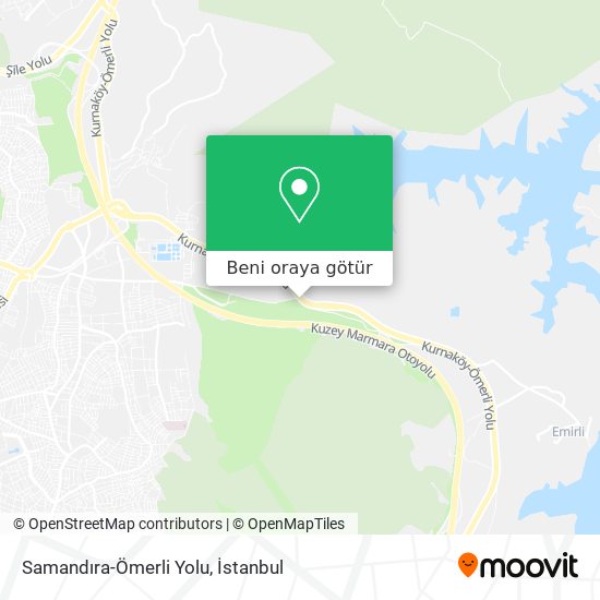 Samandıra-Ömerli Yolu harita