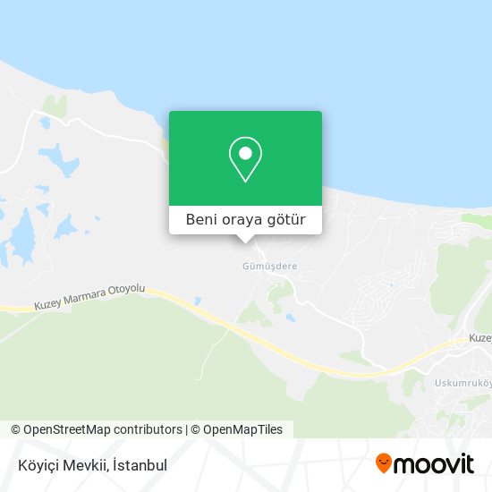 Köyiçi Mevkii harita