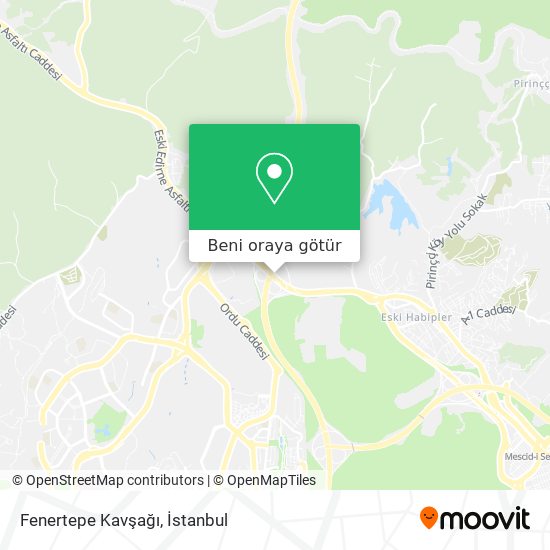 Fenertepe Kavşağı harita
